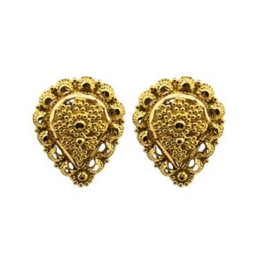 Plain Gold Stud Earrings (3.570 gms )